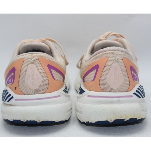 Adrenaline GTS 23 GTX Womens Waterproof Running Shoes  Brooks Adrenaline GTS 23 Womens 9.5 Running Shoes Peach Pink Blue 1203811B795